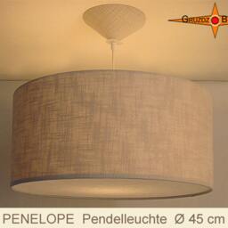 Linen Pendant Lamp With Diffuser Penelope Natural Linen - thumbnail 3