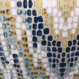 "Clarke & Mosaic Mineral Blue Cushion Cover 16"" 18"" 20" - thumbnail 3