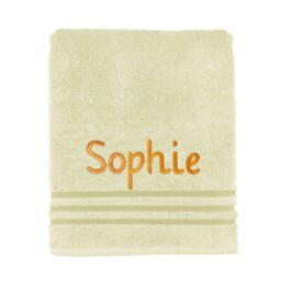 Kids Personalised Bath Towel Any Name Beautifully Embroidered On A Luxury 500Gsm Towel. Perfect For Holiday, Swimming Or Bathing - thumbnail 4