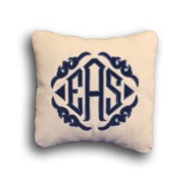 Applique Monogrammed Toss Pillow - thumbnail 2
