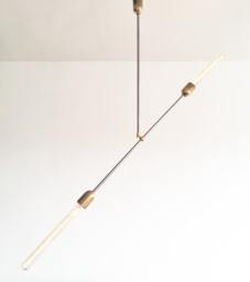 Industrial Modern Balance Lamp Handmade Steel & Brass Pendant