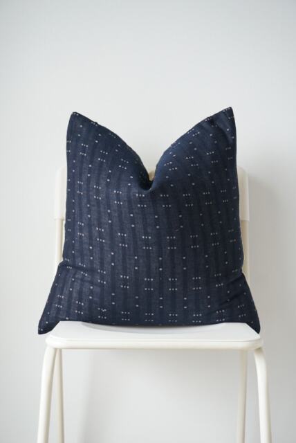 Blue Navy Indigo Pillow Cover - image 1