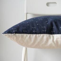 Blue Navy Indigo Pillow Cover - thumbnail 3