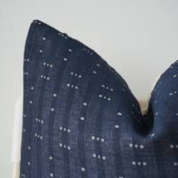 Blue Navy Indigo Pillow Cover - thumbnail 2