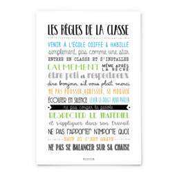 Destocking/Poster Xl - The Rules Of The Class 40X60cm - thumbnail 2