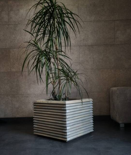 stylish Wooden Indoor Planter, Modern Indoor Wooden Planter, Minimalist 3D Flowerpot For Home & Garden - image 1
