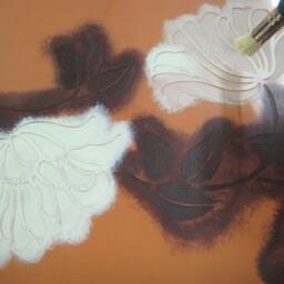 Wall Stencil Poppy Stripe - Reusable For Easy Wall & Fabric Decor - thumbnail 2