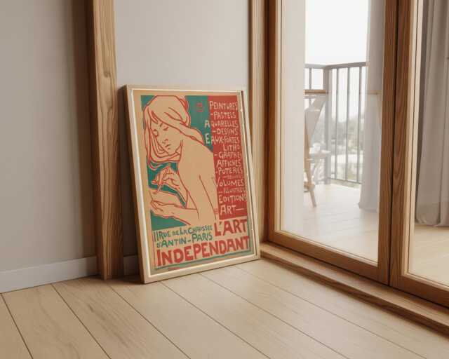 Vintage Emile Berchmans French Art Nouveau Poster - image 1