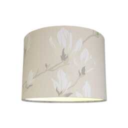 Lampshades in Laura Ashley Magnolia Grove Natural Fabric Handmade Free Delivery - thumbnail 1