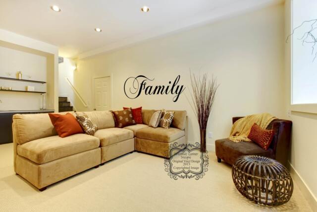 Family Vinyl Decal - Gallery Wall Decor - image 1