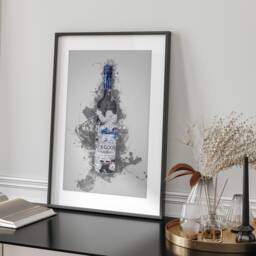 Grey Goose Vodka Bottle Wall Art Print Bar Room Kitchen Home Decor Modern Drinks Gift Contemporary Alcohol Cocktail Lounge - thumbnail 2