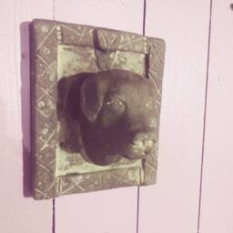 Faux Cast Iron Dog Leash Holder - thumbnail 4