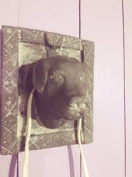 Faux Cast Iron Dog Leash Holder - thumbnail 1