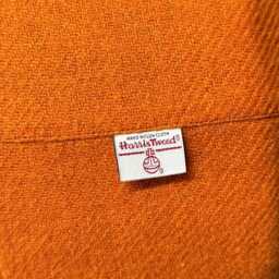 Harris Tweed Clementine Footstool With Steel Hairpin Legs - thumbnail 2