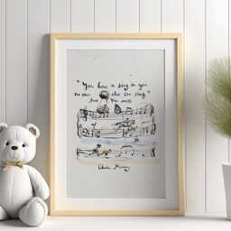 Charlie Mackesy, The Boy The Mole Fox & Horse High Quality Print. Beautiful Print, Poster For Newborn, Kids Room, Nursery Decor - thumbnail 3
