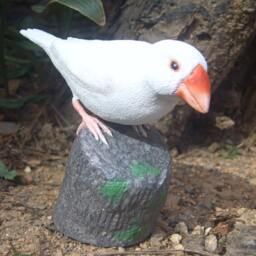 White Javasparrow Figurine - thumbnail 4