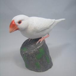 White Javasparrow Figurine - thumbnail 3