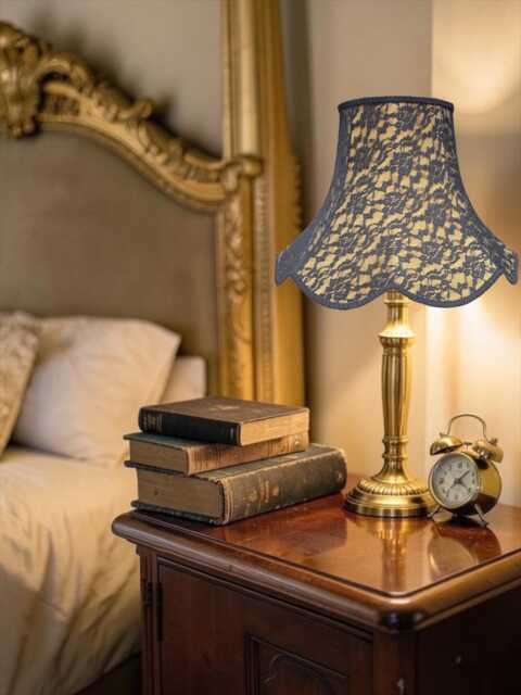 French Lace Table Lampshade Floor Standard Lamp Shades Ceiling Pendants Clip On Wall Lights - image 1