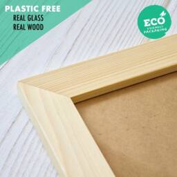 Wood Picture Frames - Photo Frame A2, A3, A4, A5, 5x5, 5x7, 6x6, 6x8 , 8x10, 11x14 Wooden Handmade in UK High Quality - thumbnail 2