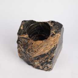 Handmade Nero Picasso Marble Wine Bottle Holder - thumbnail 4