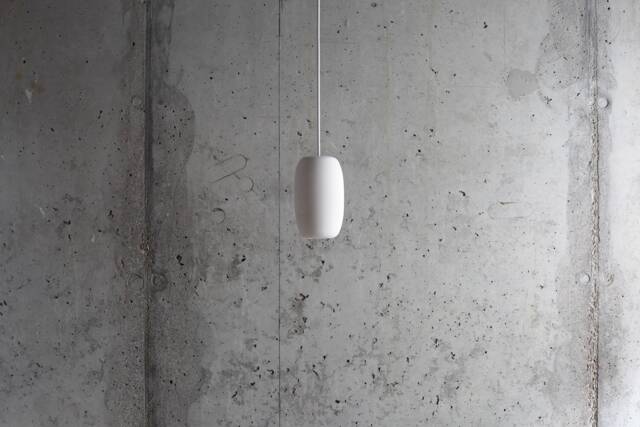 "Plaster Pendant Light ""Buoy 2" - image 1