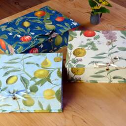 Handmade Kew Design Box File Trio A4 Decorative Storage - thumbnail 3