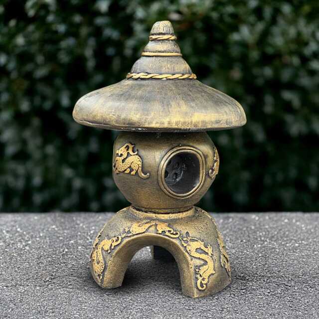 Amazing Pagoda Statue Concrete Lantern Sculpture Outdoor Figurine Handmade Front Door Decoration Lover Gift Yard Art - image 1