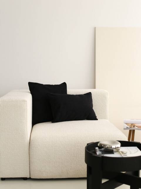 Black Linen Throw Pillow Cover, Handmade Modern & Soft Lumbar Case, Hidden Zipper, Comfy High Quality Cushion Any Size, 20x20 - image 1