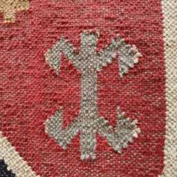 Wool Jute Flatweave Kilim Rug - Bespoke Tribal Hexagon Carpet For Living Room & Bedroom - thumbnail 3