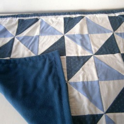 Handmade Patchwork Baby Blanket/Plaid - thumbnail 4