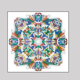 Orchestra Song - Pillow Cover Of A Kaleidoscope Featuring All The Elements An Orchestra - thumbnail 3