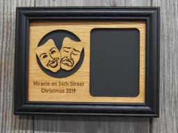 Theater Picture Frame - 5x7 Holds 3x4 Photo Thespian Gift, Theatre Frame, Actor Actress Director Gift - thumbnail 1