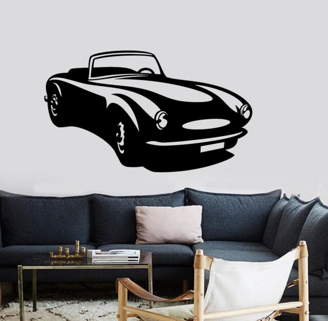 Wall Vinyl Decals Cars Retro Amazing Vechicle Luxury Decor 1321Dz - image 1