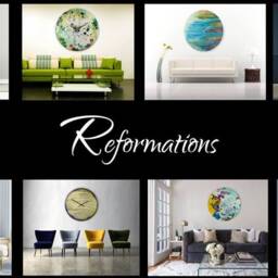 35 Inch Extra Large Wall Clock Modern Lighting, Circular With Lights, Glass Round Art With Lighting - thumbnail 4