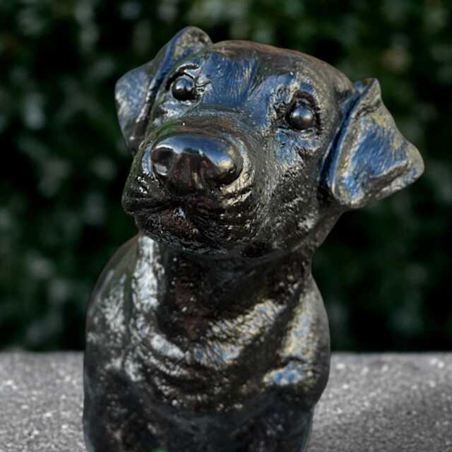 Concrete Labrador Statue Labrador Garden Sculpture Sitting Figurine Large Yard Art Pet Memorial Ornament Gift - image 1