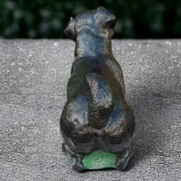 Concrete Labrador Statue Labrador Garden Sculpture Sitting Figurine Large Yard Art Pet Memorial Ornament Gift - thumbnail 4
