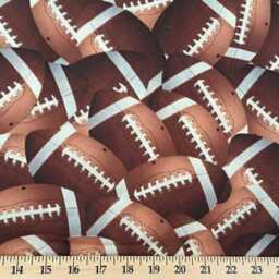 Football Valance Packed Print Sports Fan Curtain Man Cave Game Room Boys Bedroom Decor Custom Window Treatment - thumbnail 2