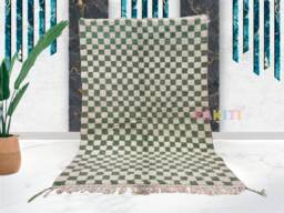 Yakiti - 5X8Ft Moroccan Rug, Beni Ourain Area Modern Wool Living Room Beniourain Handmade Soft Carpet, 156 cm X 250 - thumbnail 1