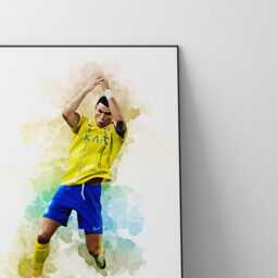Cristiano Ronaldo Poster - Football Wall Art Print Al-Nassr Ref #565 - thumbnail 2