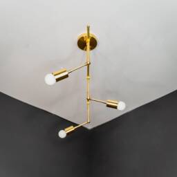 Cloud Modern 3 Light Adjustable Sputnik Industrial Chandelier - thumbnail 2