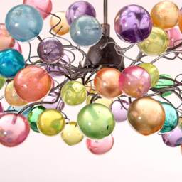 Pastel Resin Bubble Pendant Light Island Lighting Chandelier - thumbnail 2
