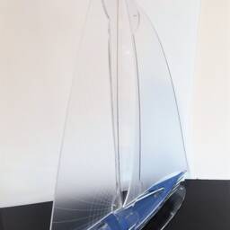 Black Sailing Boat Model - thumbnail 4