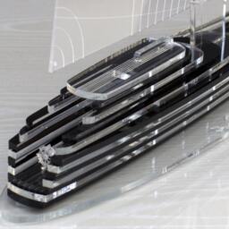 Black Sailing Boat Model - thumbnail 3
