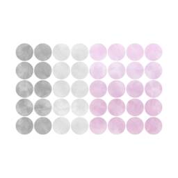 Grey & Pink/Lavender Watercolour Polka Dot Wall Stickers, Neutral Decals, Soft Colour Nursery Kids Playroom Decor - thumbnail 2