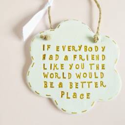 Special Friendship Thoughtful Quote Ornament Sentimental Wall Plaque Meaningful Thinking Of You Friends Gift - thumbnail 2