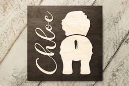 Personalized Poodle Dog Leash Holder, Custom Pet Name Sign For Lovers, Birthday Holiday Gift - thumbnail 1
