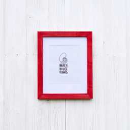 Red Picture Frames - Photo Frame A2, A3, A4, A5, 5x5, 5x7, 6x6, 6x8 , 8x10, 11x14 Handmade in UK High Quality - thumbnail 2