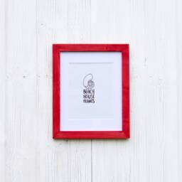 Red Picture Frames - Photo Frame A2, A3, A4, A5, 5x5, 5x7, 6x6, 6x8 , 8x10, 11x14 Handmade in UK High Quality - thumbnail 1