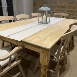 The 4Ft Wider Farmhouse Tables - Chairs Not Included - thumbnail 3