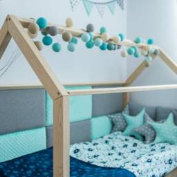 Children's Bed, House Montessori Bed 100 X 200 cm - thumbnail 3